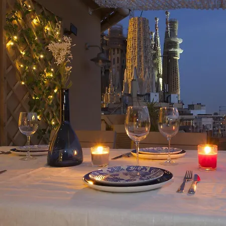 A1mar1023 Breathtaking Rooftop In Sagrada Familia Apartment *