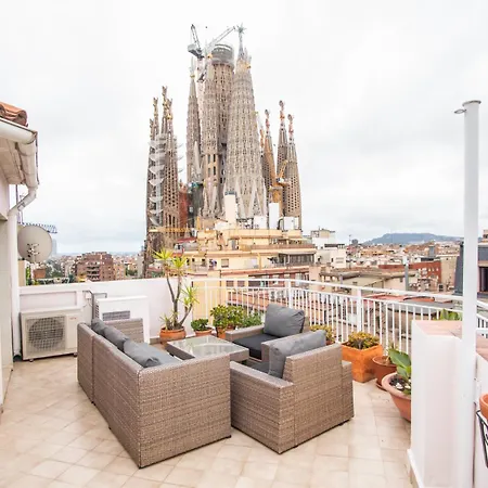 A1mar1023 Breathtaking Rooftop In Sagrada Familia アパート